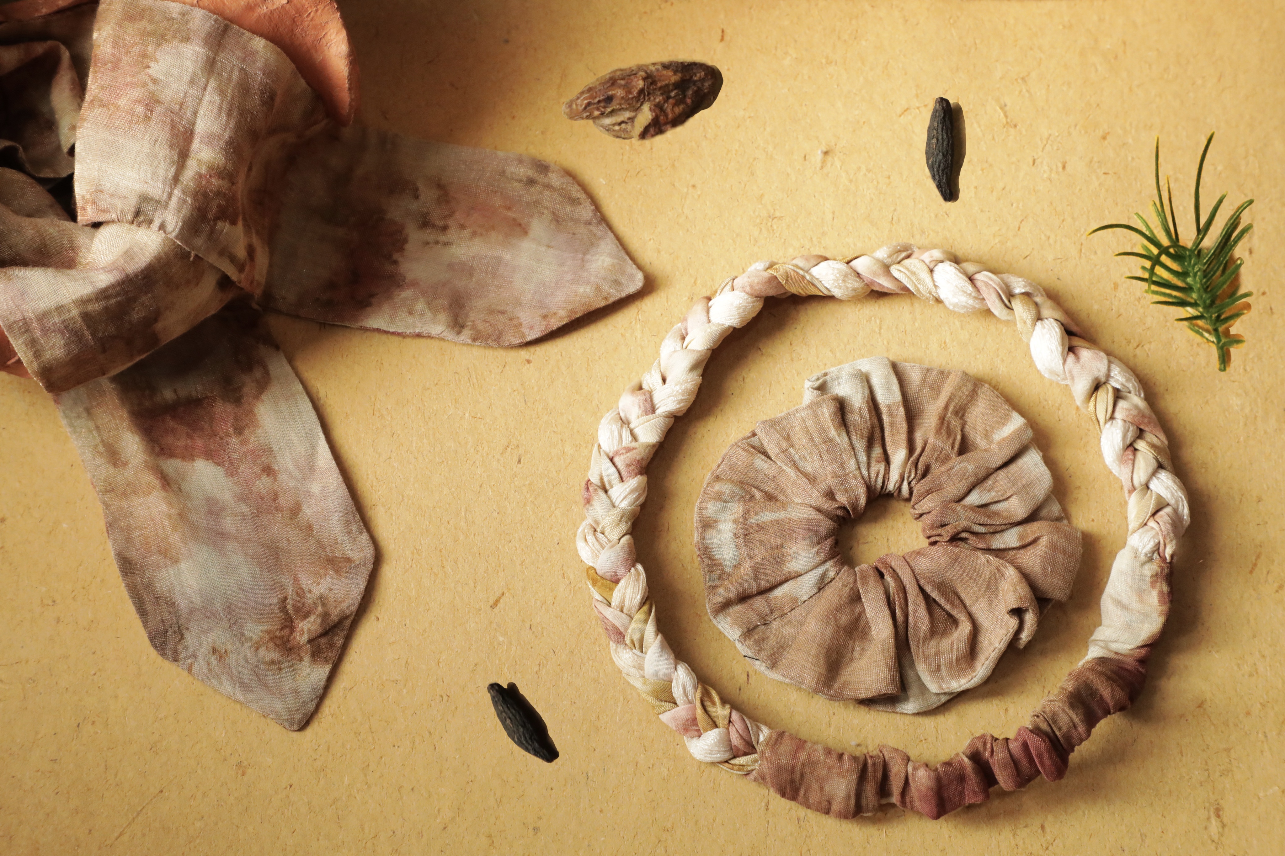 natural dye headband